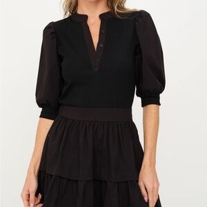 Six Fifty Annabelle Mixed Media Dress NEW Small